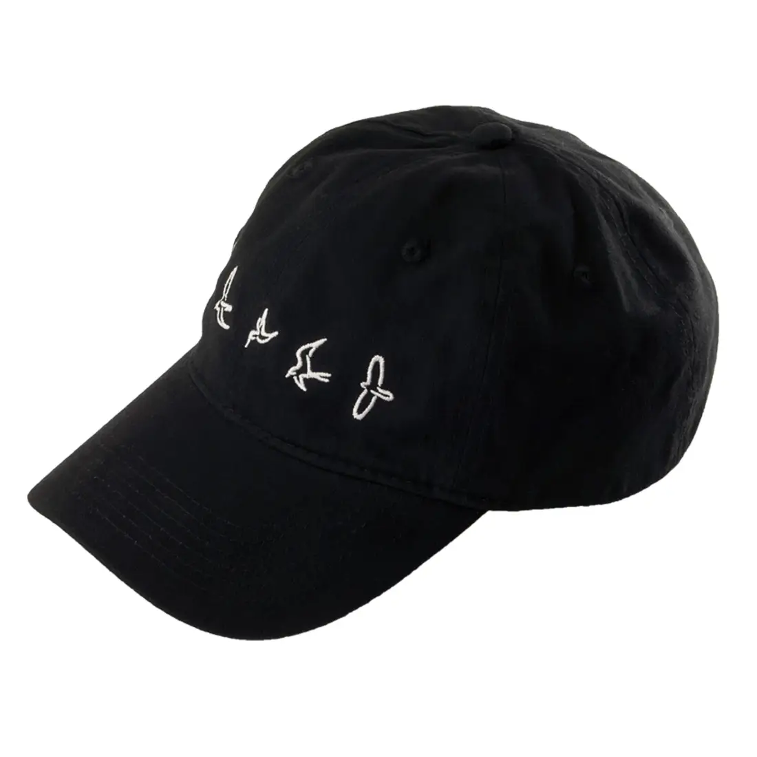 Low-profile Birds Logo Baseball Hat - Black