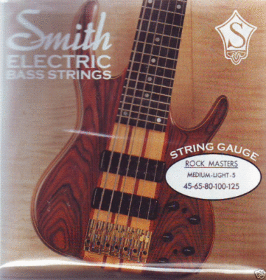 Rock Masters Medium-Light Bass Strings (5 String) .015 - .125