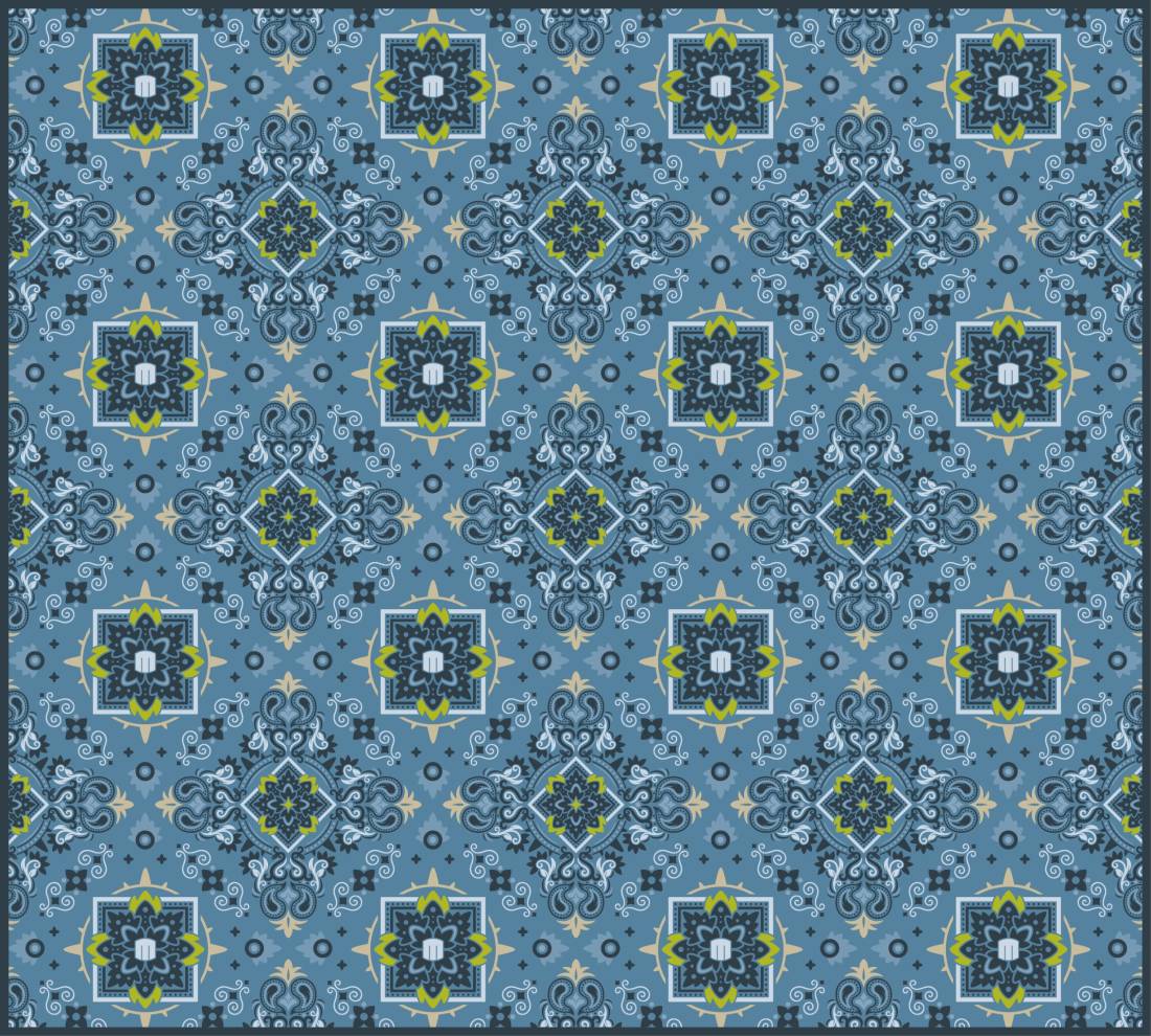 Professional Drum Rug - Icy Fusion