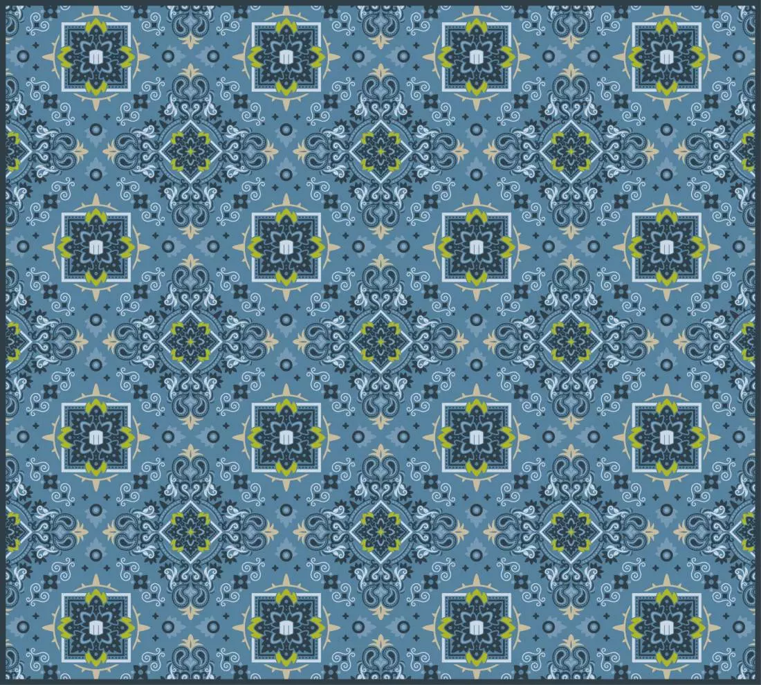 Professional Drum Rug - Icy Fusion