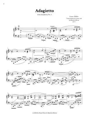 Adagietto from Symphony No. 5 - Mahler/Berrut - Piano - Sheet