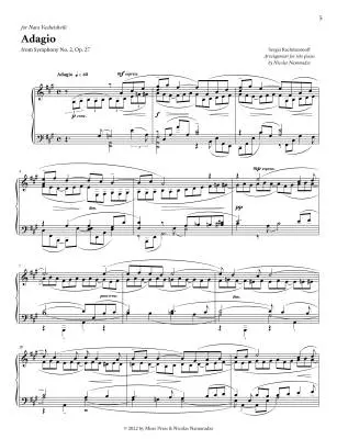 Adagio from Symphony No. 2, Op. 27 - Rachmaninoff/Namoradze - Piano - Sheet