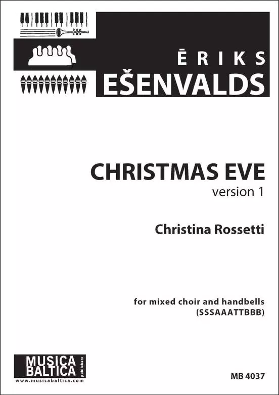 Christmas Eve (Version I) - Esenvalds - Choral Octavo - SATB A Cappella/Handbells