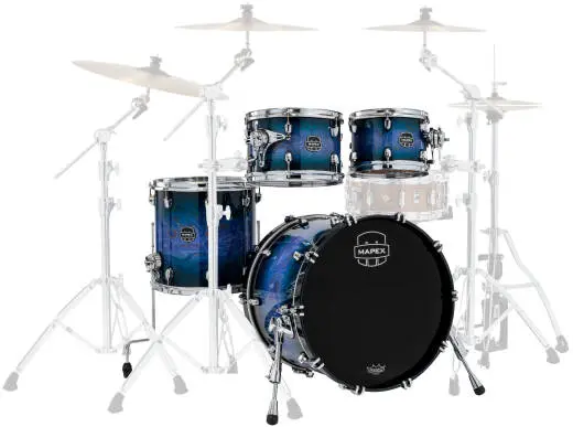 Mapex - Saturn VI Fusion 4-Piece Shell Pack (20,10,12,14) - Cobalt Burst