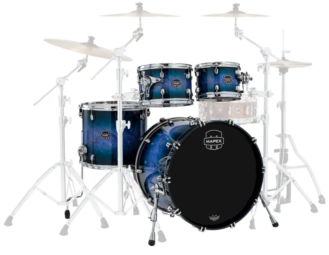 Saturn VI 4-Piece Shell Pack (22,10,12,16) - Cobalt Burst