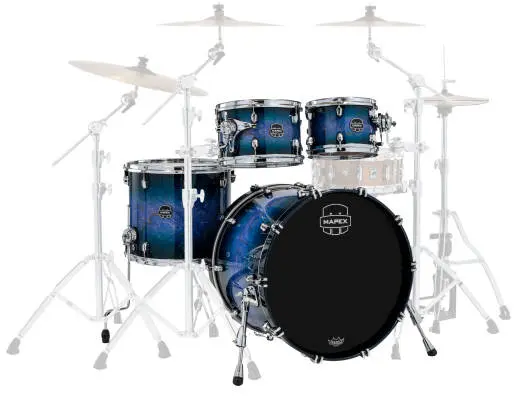 Mapex - Saturn VI 4-Piece Shell Pack (22,10,12,16) - Cobalt Burst