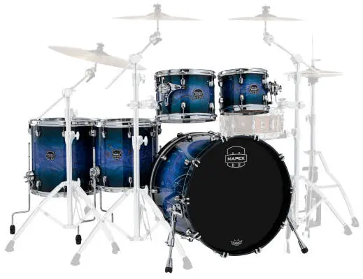 Mapex - Saturn VI 5-Piece Shell Pack (22,10,12,14,16) - Cobalt Burst