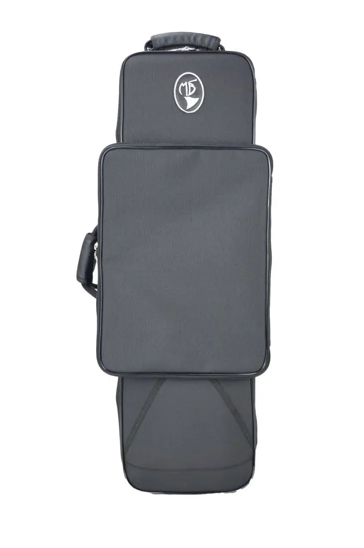 Case for Bass Clarinet with Low C - Gray with Brown Interior