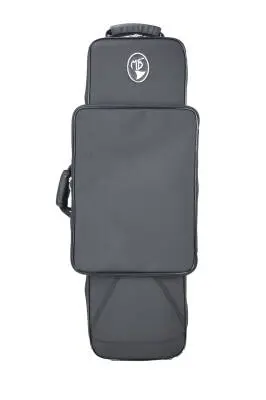 Marcus Bonna Cases - Case for Bass Clarinet with Low C - Gray with Brown Interior