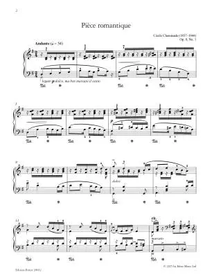 Piano Works Vol. 1: 12 Easy to Intermediate Pieces - Chaminade - Piano - Book