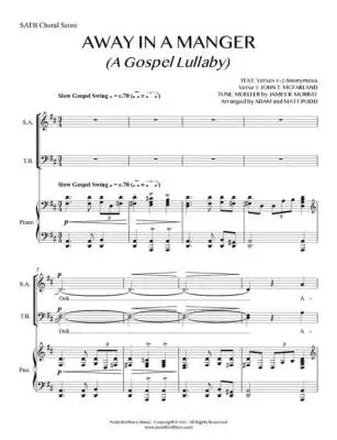 Away in a Manger - Murray/Podd - Choral Octavo - SATB Accompanied