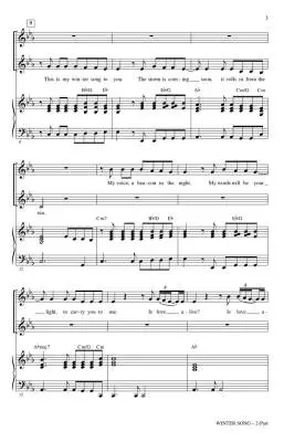 Winter Song - Michaelson/Bareilles/Huff - Choral Octavo - 2-Pt Accompanied