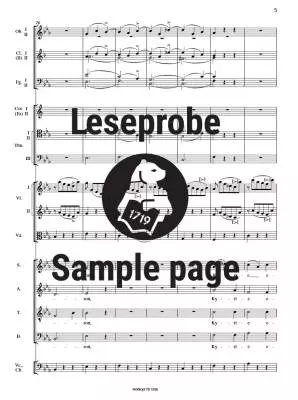 Mass in E Flat Major D 950 - Schubert - Vocal Score