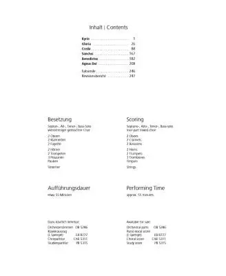 Mass in E Flat Major D 950 - Schubert - Vocal Score