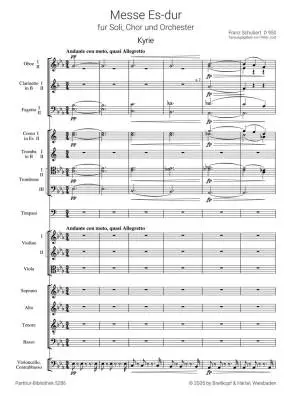 Mass in E Flat Major D 950 - Schubert - Vocal Score