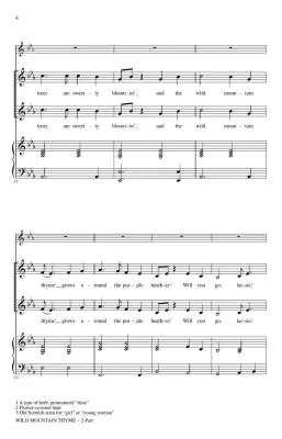 Wild Mountain Thyme - Parr - Choral Octavo - 2-Pt Accompanied