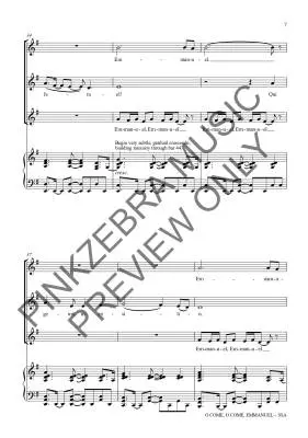 O Come, O Come, Emmanuel - Pinkzebra - Choral Octavo - SSA Accompanied