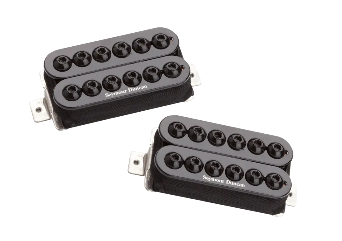 Invader 6-String Humbucker Pickup Set - Black
