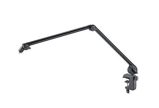 K & M Stands - Microphone Desk Arm - Black