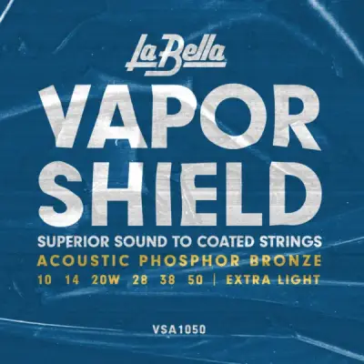 La Bella - Vapor Shield Acoustic Guitar Strings - Extra Light (10-50)