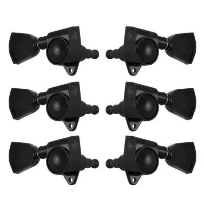 Grover - Rotomatics 102 Series Tuners, Keystone Buttons - Black Chrome