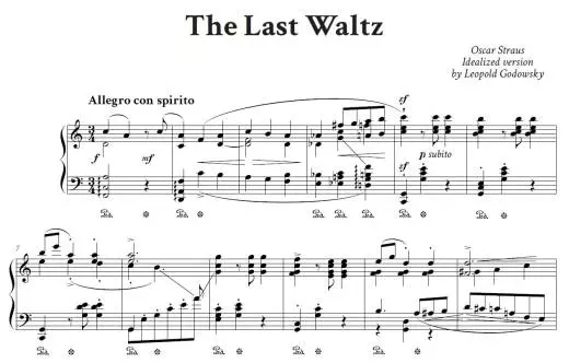 The Last Waltz - Straus/Godowsky/Hamelin - Piano - Sheet