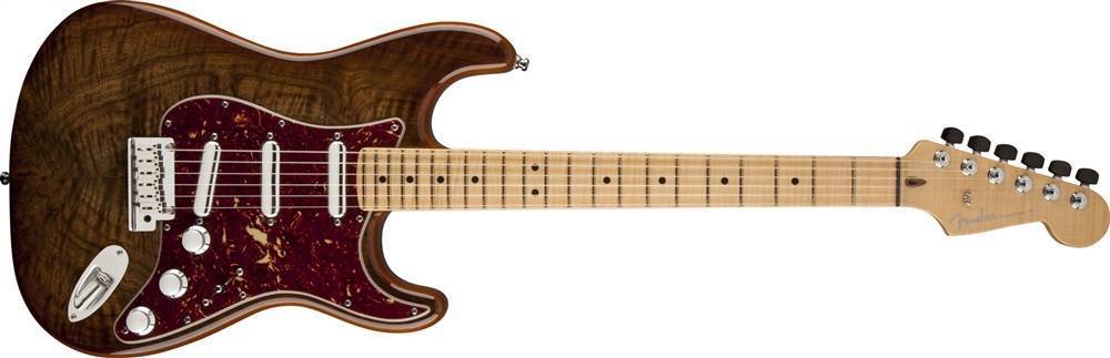 Walnut Top Artisan Stratocaster w/ Maple Fingerboard - Buckeye