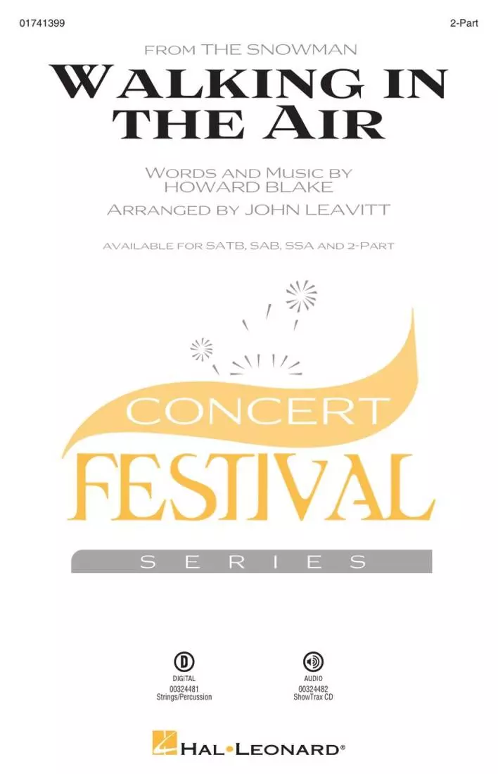 Walking in the Air - Blake/Leavitt - Choral Octavo - 2-Pt Accompanied