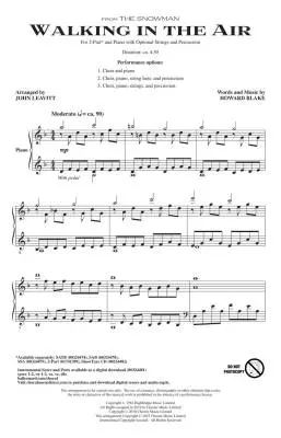Walking in the Air - Blake/Leavitt - Choral Octavo - 2-Pt Accompanied
