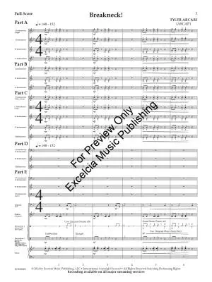 Breakneck! - Arcari - Concert Band (Flex-Band) - Gr. 1.5