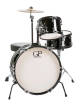 Granite Percussion - Junior 3-Piece Drum Kit (16,10,SD) with Cymbals and Hardware - Black