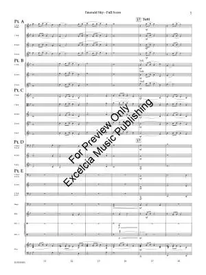 Emerald Sky - Clark - Concert Band (Flex-Band) - Gr. 1