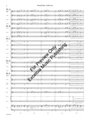 Emerald Sky - Clark - Concert Band (Flex-Band) - Gr. 1