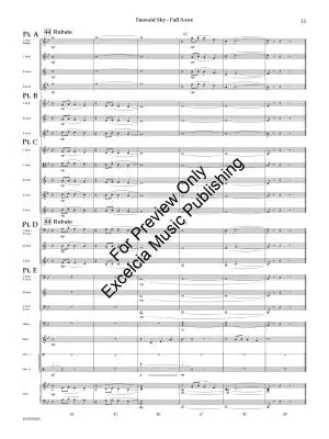 Emerald Sky - Clark - Concert Band (Flex-Band) - Gr. 1