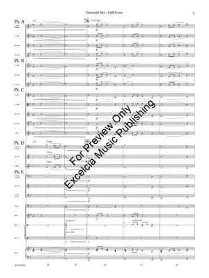 Emerald Sky - Clark - Concert Band (Flex-Band) - Gr. 1