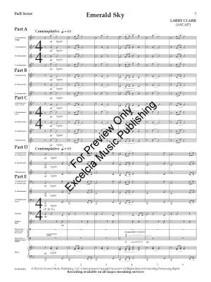 Emerald Sky - Clark - Concert Band (Flex-Band) - Gr. 1