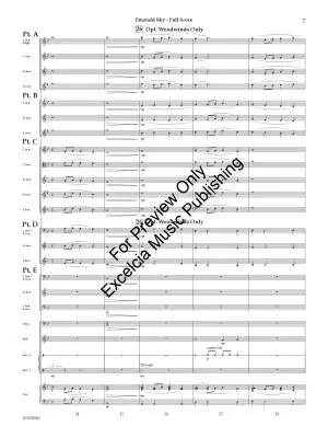 Emerald Sky - Clark - Concert Band (Flex-Band) - Gr. 1