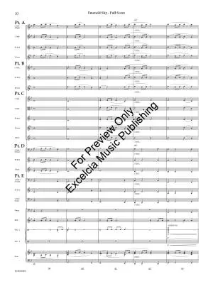 Emerald Sky - Clark - Concert Band (Flex-Band) - Gr. 1