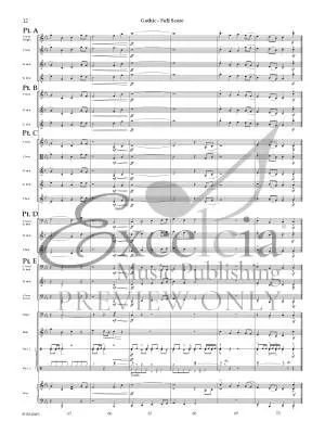 Gothic - Arcari - Concert Band (Flex-Band) - Gr. 1.5