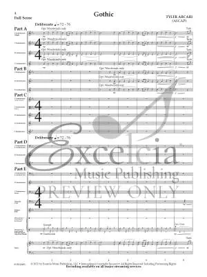 Gothic - Arcari - Concert Band (Flex-Band) - Gr. 1.5