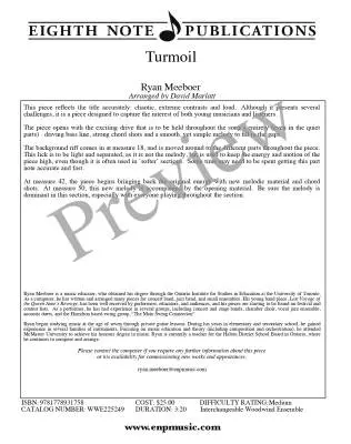 Turmoil - Meeboer/Marlatt - Woodwind Quintet (Flexible)