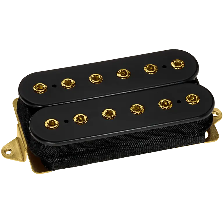 PAF Pro Pickup - Black with Gold Poles