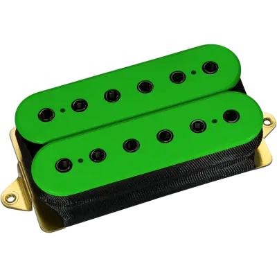 DiMarzio - Super Distortion F-Spaced Humbucker Pickup - Green with Black Poles