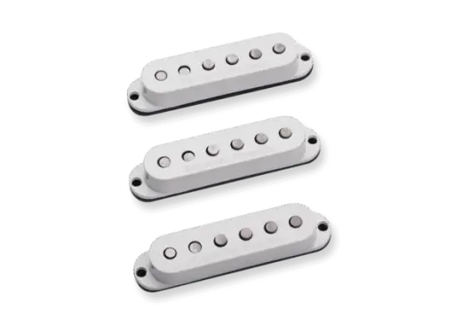 Seymour Duncan - Custom Staggered Strat Pickup Set - White Cover (Lefty)
