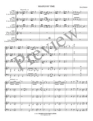 Shaped by Time - Marlatt - Woodwind Quintet (Flexible)