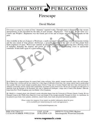 Firescape - Marlatt - Woodwind Quintet (Flexible)