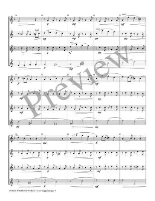 Songs Without Words Op. 38 No. 2: Lost Happiness - Mendelssohn/Gassi - Saxophone Quartet