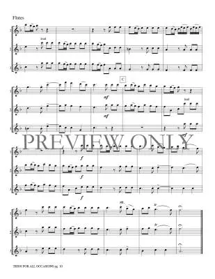 Trios for All Occasions - Marlatt - Flute - Book