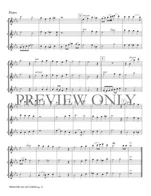 Trios for All Occasions - Marlatt - Flute - Book