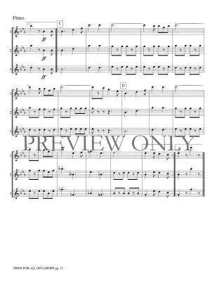 Trios for All Occasions - Marlatt - Flute - Book